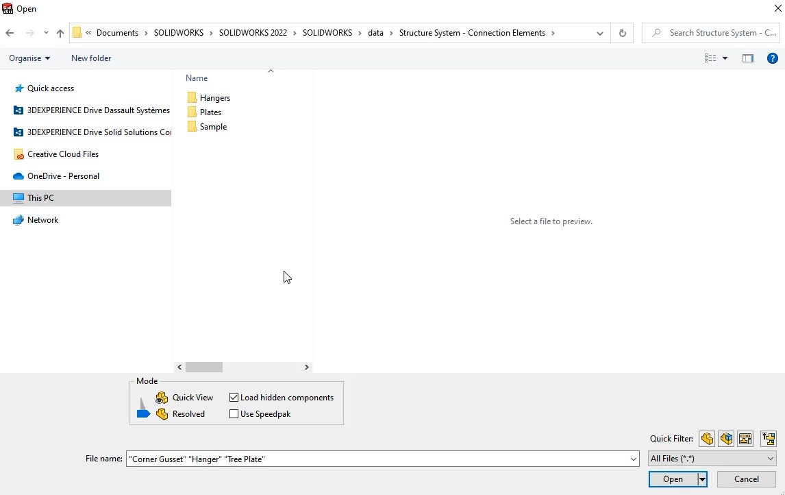 SOLIDWORKS Connection Library